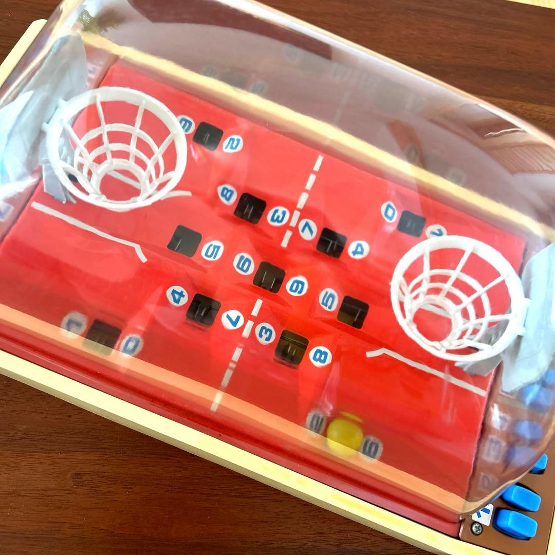 希少】昭和レトロおもちゃ ドーム型バスケットボールゲーム 日本製