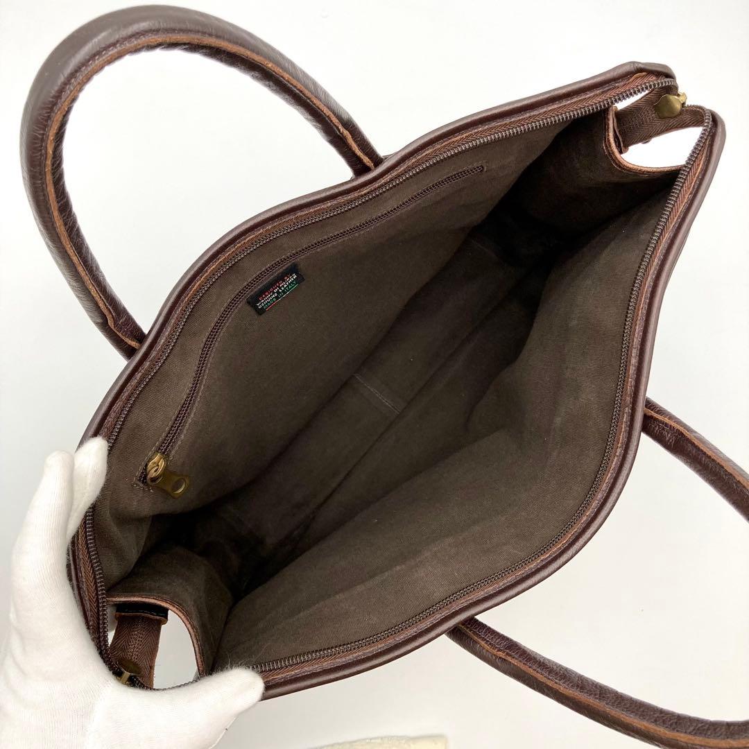 mm.y！定価12.7万✨IL BISONTE ビジネスバッグ こげ茶