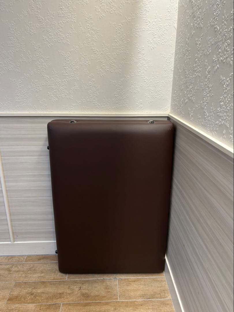 折りたたみベッド ブラウン 185cm x 70cm マッサージベット ベット
