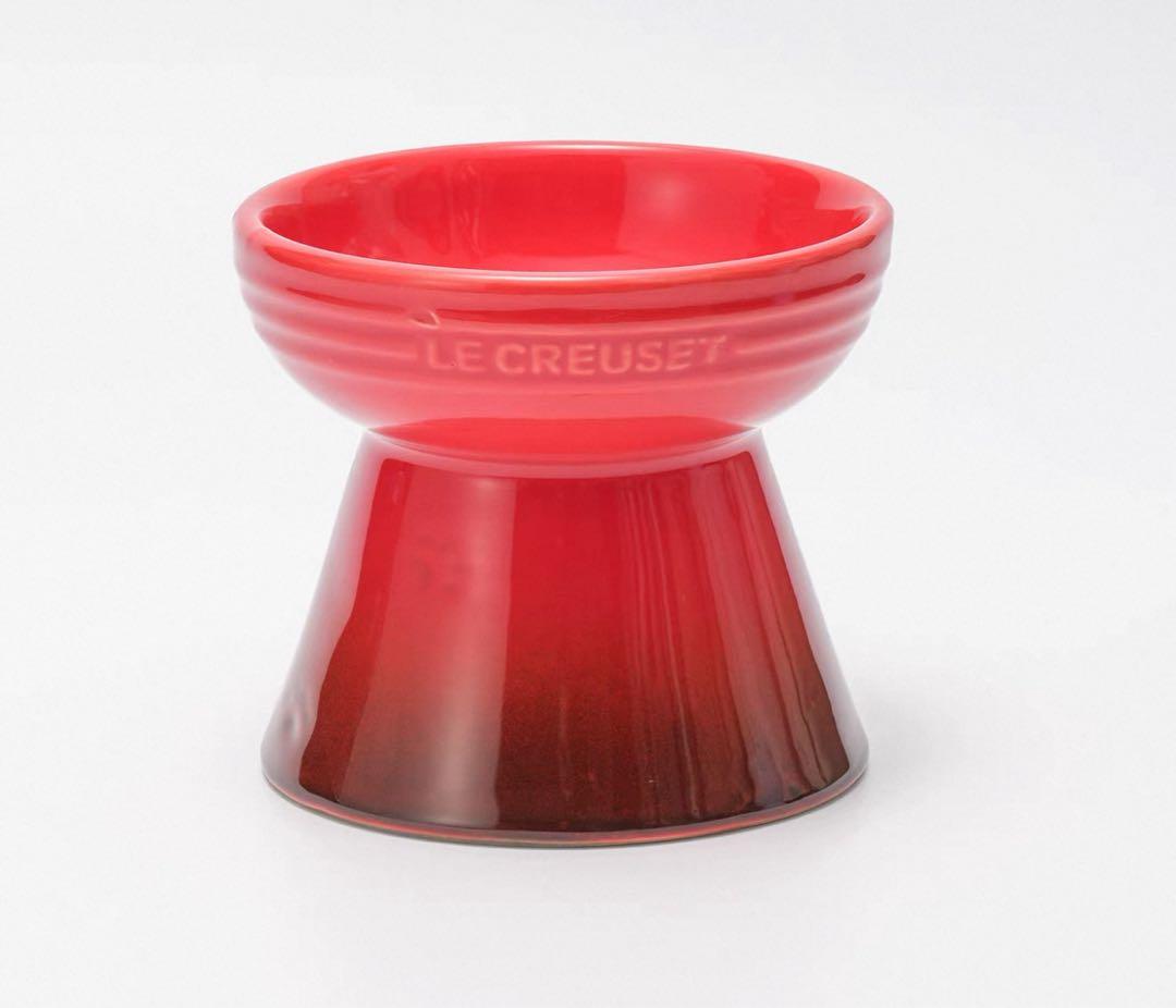 ル・クルーゼハイスタンドペットボウル 赤色 - メルカリ