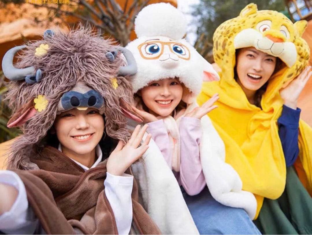 【現地購入☆正規品】クロウハウザー　帽子付ブランケット　上海ディズニー