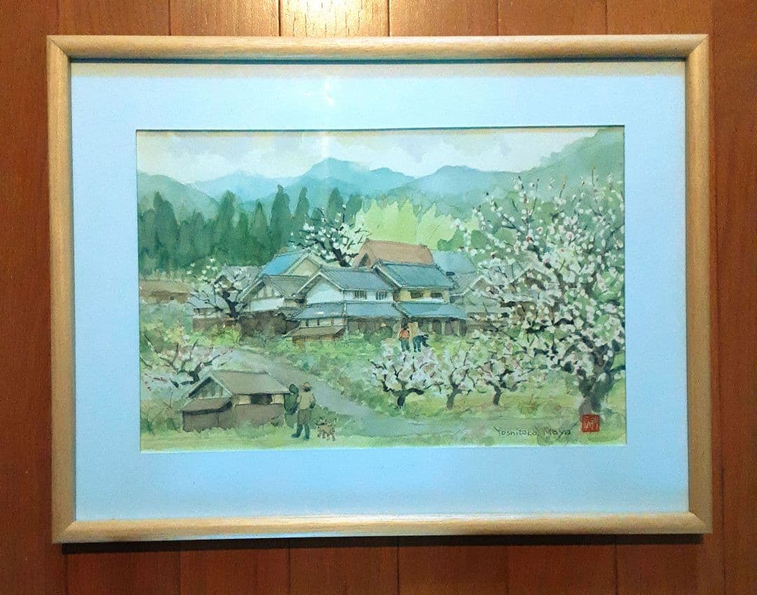 はまなすとオホーツク油絵F4(242×333mm)