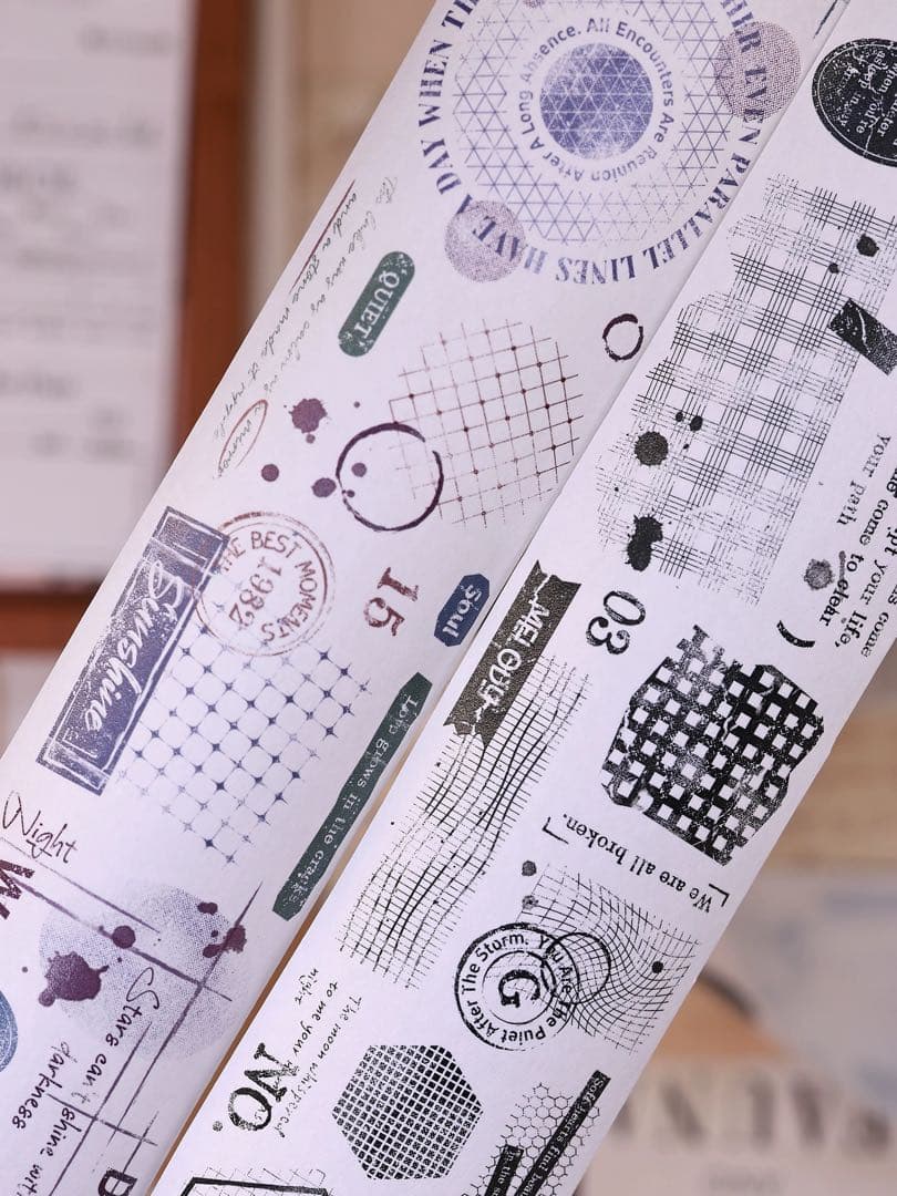 小白家文創《时光叙事》海外マスキングテープ　マステ 【2507】