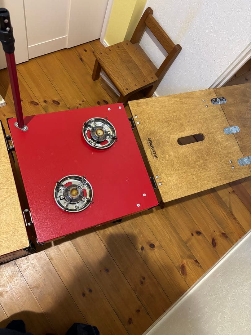 iKaMPER AIOKSテーブル ライトスタンド、ラックセット