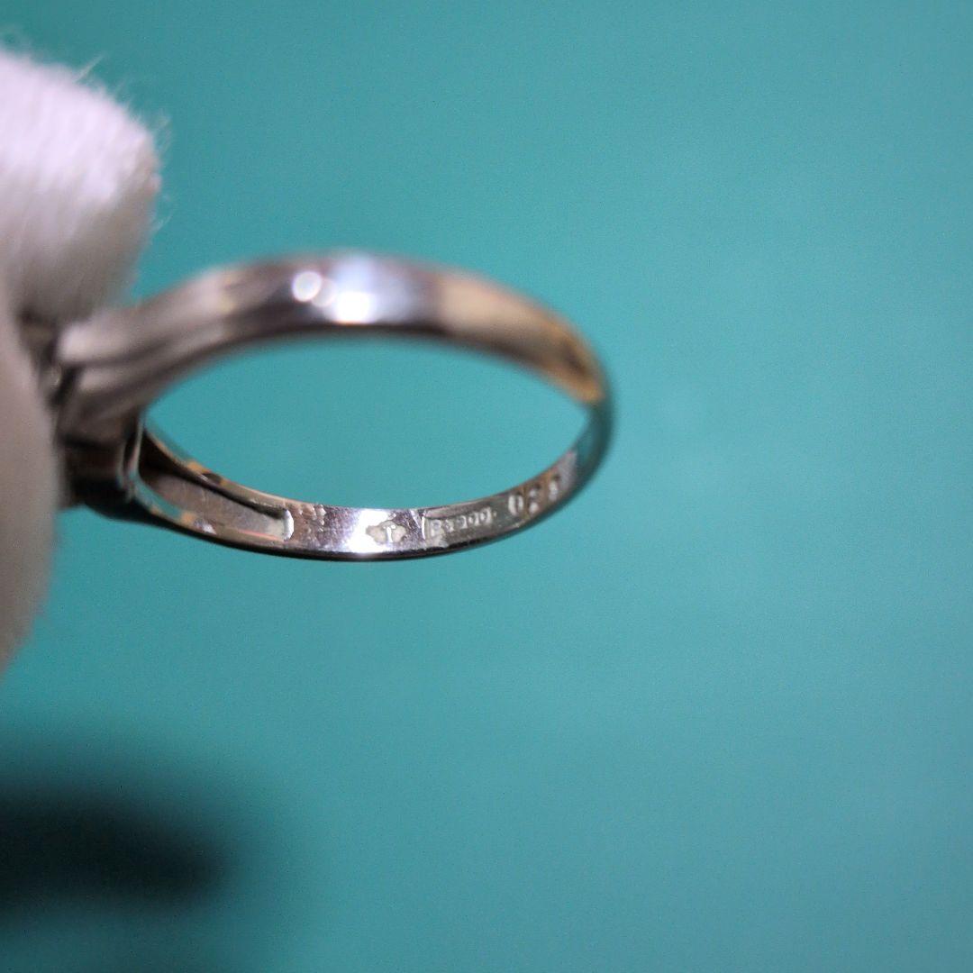 プラチナ　900　ダイヤ　リング　6号