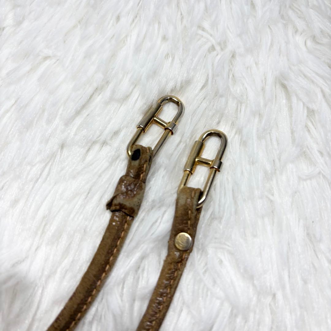 ✨美品✨ グッチ GGスプリーム ショルダーバッグ レザー ベージュ 2way