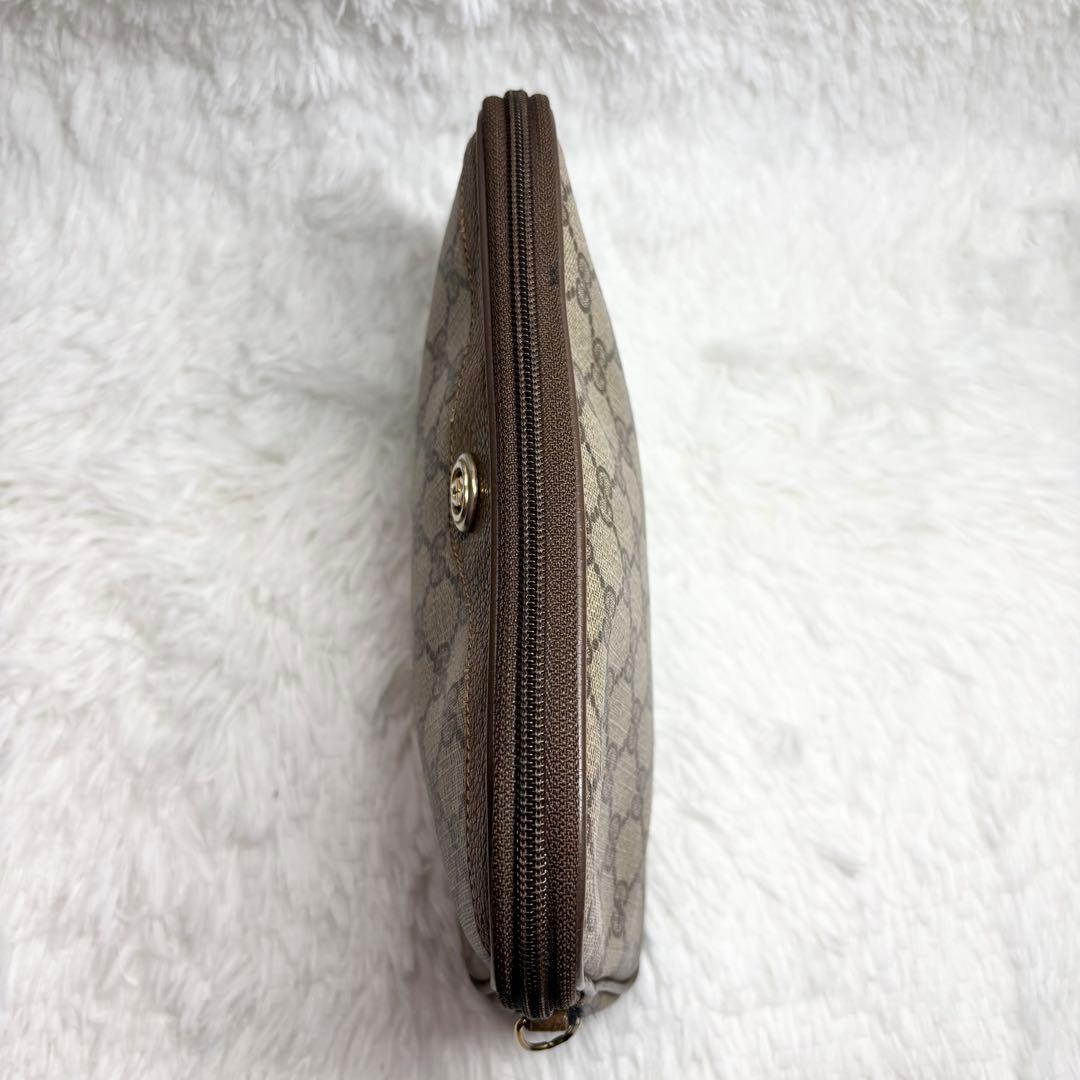 ✨美品✨ グッチ GGスプリーム ショルダーバッグ レザー ベージュ 2way