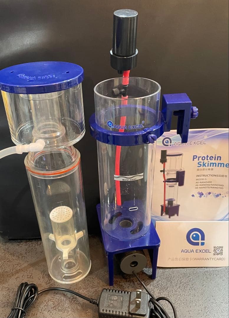 アクアエクセル DCポンプNANO70D プロテインスキマー 200L