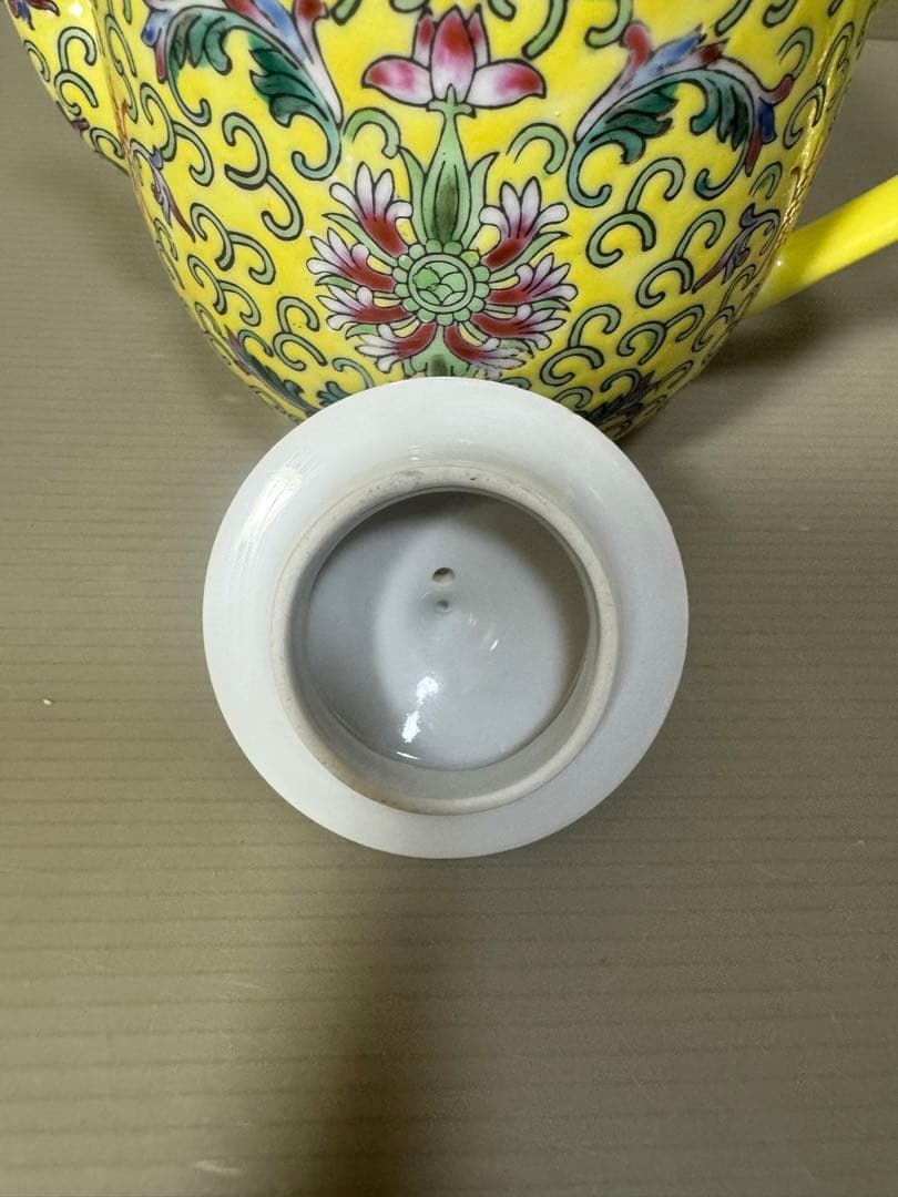 2204 中國景徳鎮製 萬壽無疆 ティーポット