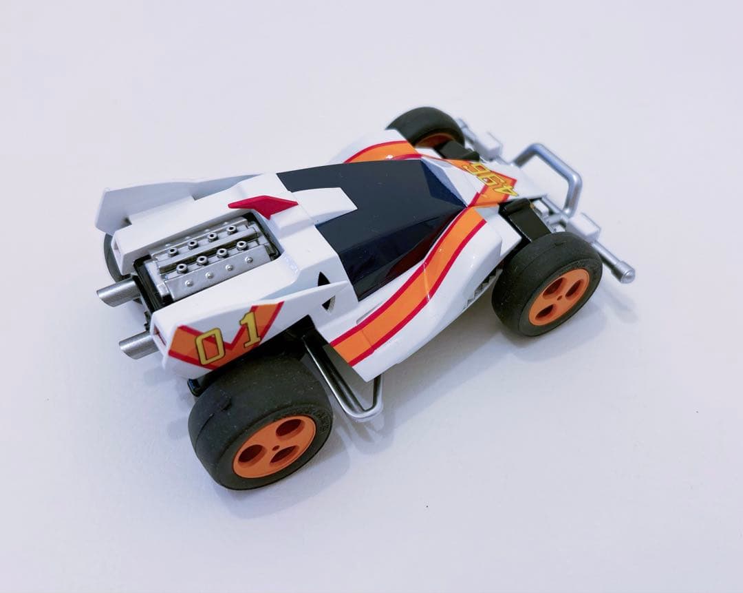 【 アニメ再現・全塗装】ボディ+シャーシ ダッシュ！四駆郎 スーパーエンペラー