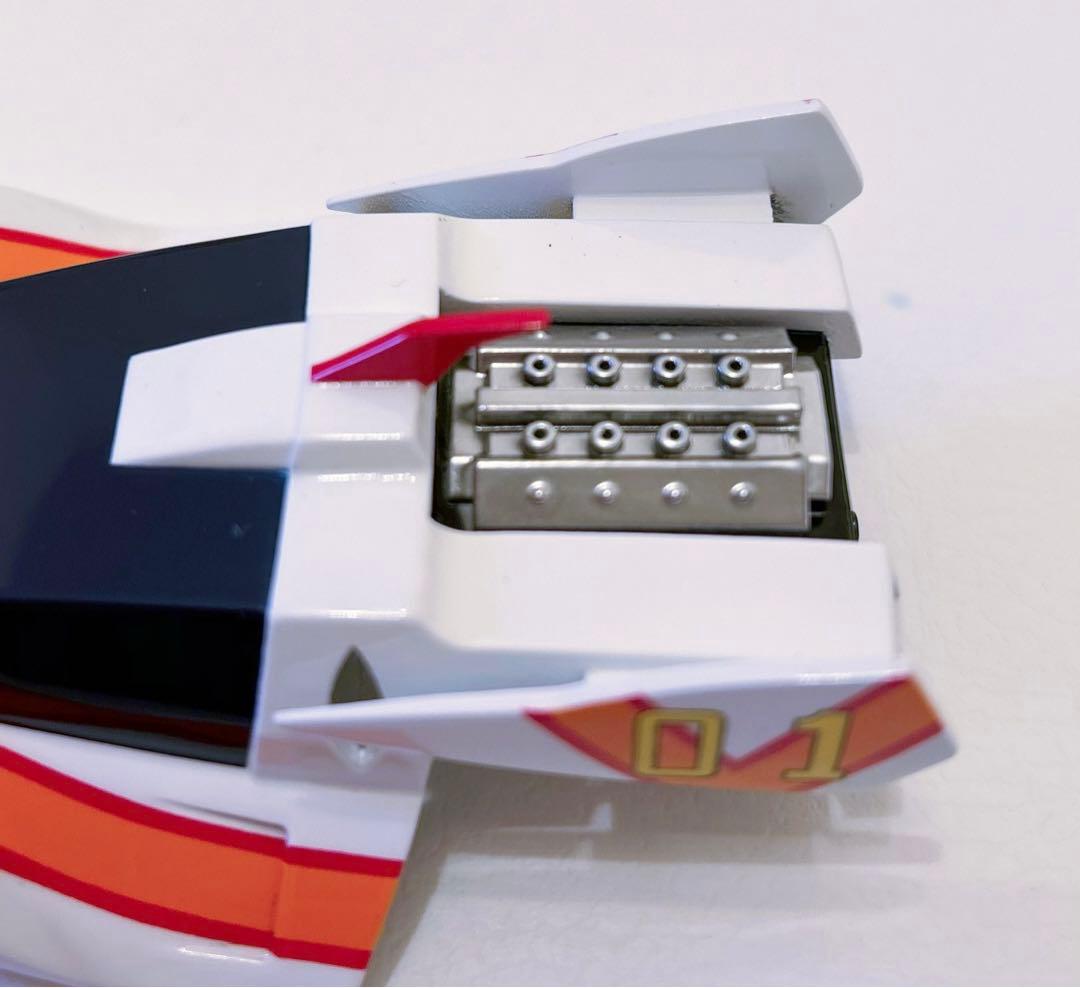 【 アニメ再現・全塗装】ボディ+シャーシ ダッシュ！四駆郎 スーパーエンペラー