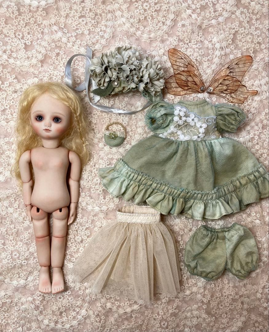 Sera様専用ページ 創作ビスクドール『flower fairy II 』-レア！