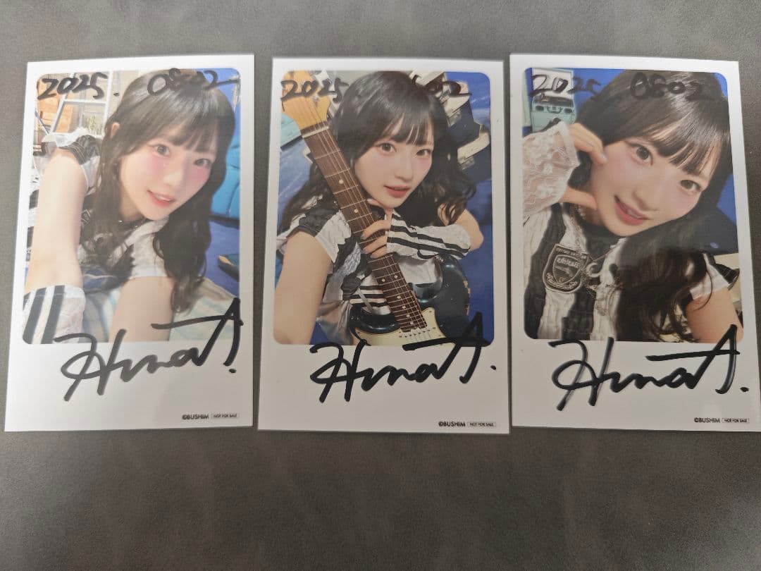 青木陽菜 直筆サイン チェキ風フォトカード BLUE TRIP #16 チェキ風