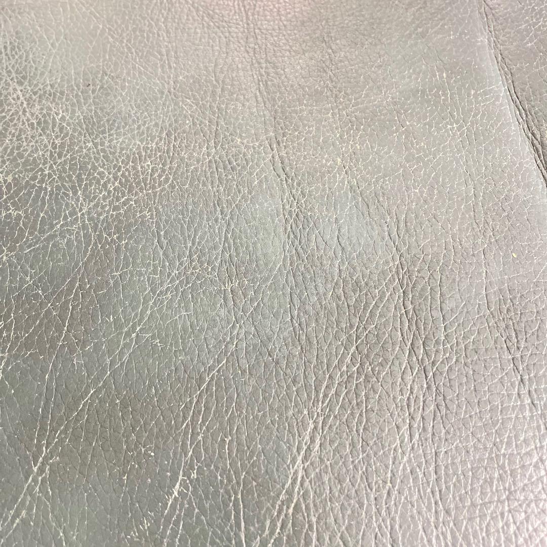 HR667 【総革】カリモク　karimoku 緑　グリーン レザー　木製