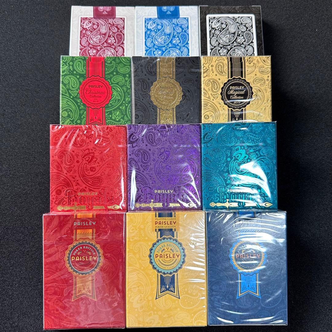Paisley playing cards ペイズリー 新品12デック