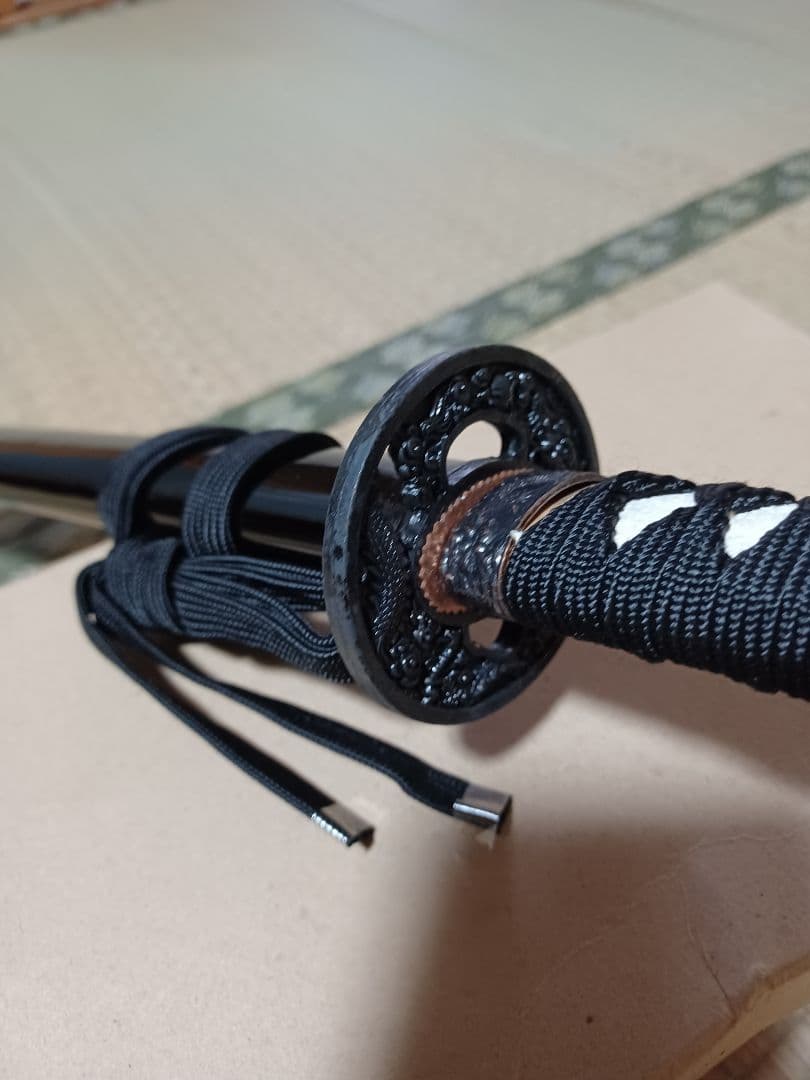 舞踊刀　模造刀　黒 約73cm