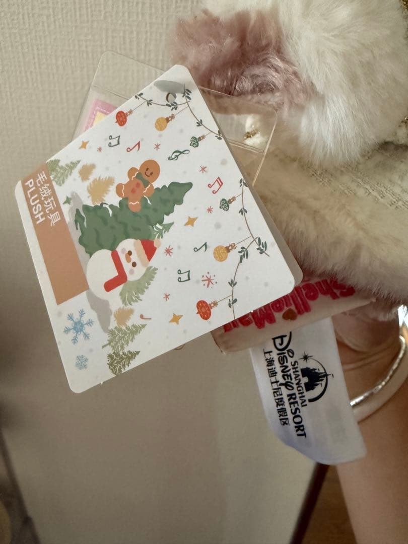 上海ディズニー2024年クリスマス限定のシェリーメイぬいぐるみ