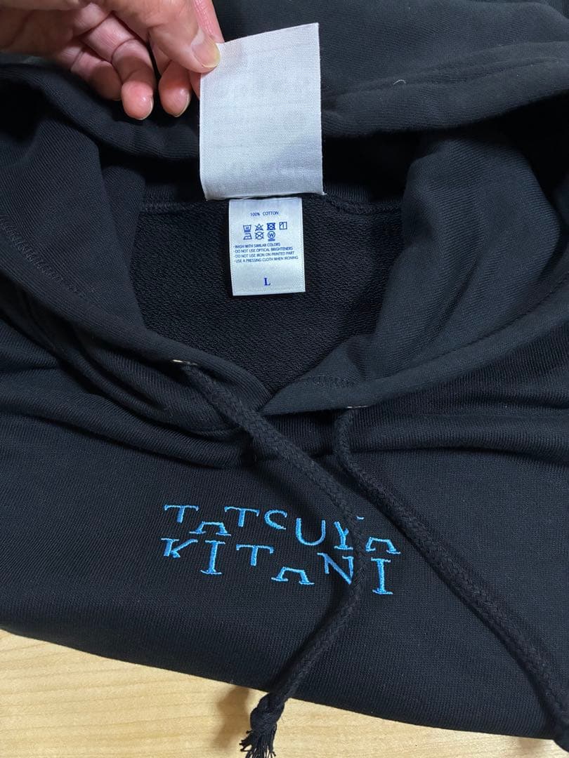 《未使用品》キタニタツヤ \"WHERE OUR BLUE IS\"パーカー　黒 Ｌ
