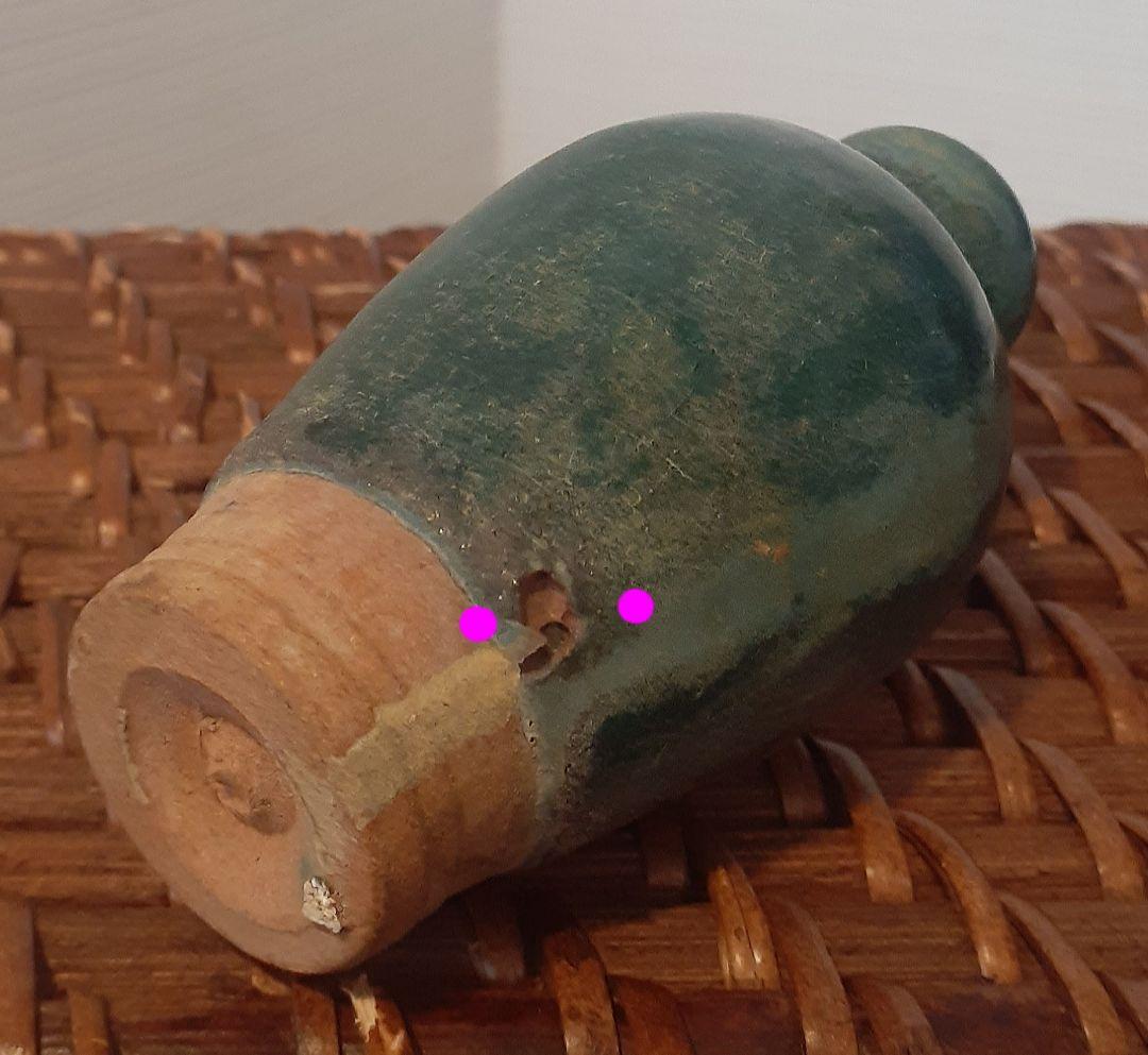 中国古美術中国古陶磁器中国古玩南宋～明朝明代緑釉瓢形小壺鼻煙壺