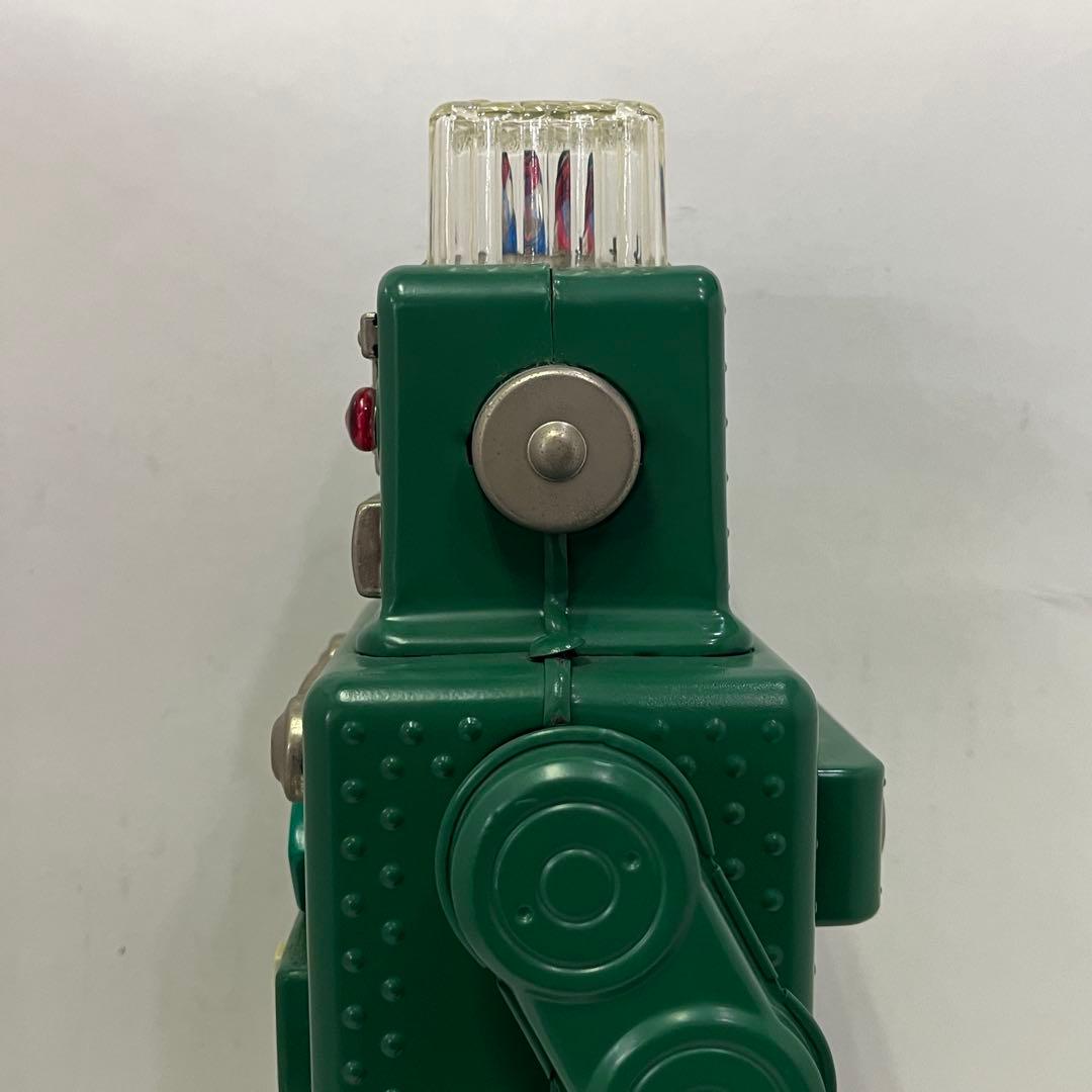 HAHATOY スモーキング スペースマン ブリキロボット 玩具 緑