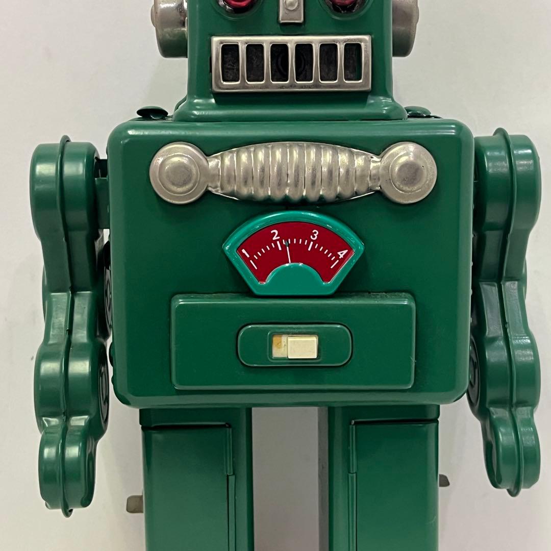 HAHATOY スモーキング スペースマン ブリキロボット 玩具 緑