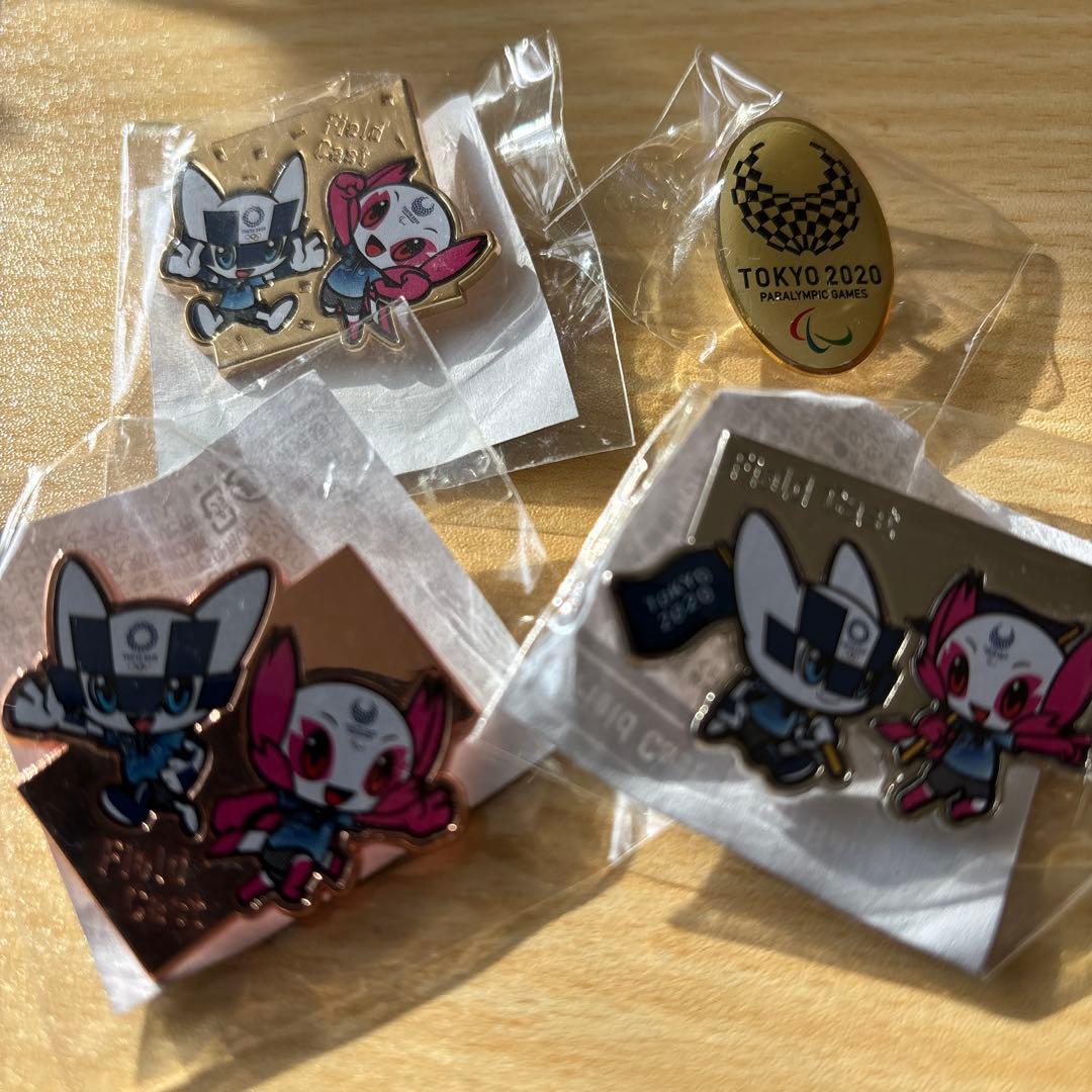 東京2020 パラリンピック ピンバッジ 4個セット - メルカリ