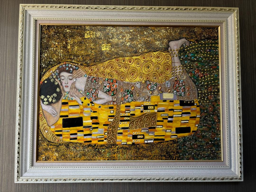 吉岡耕二 花 油絵 F10号 サロン ドートンヌ正会員 大阪出身 百貨店取扱