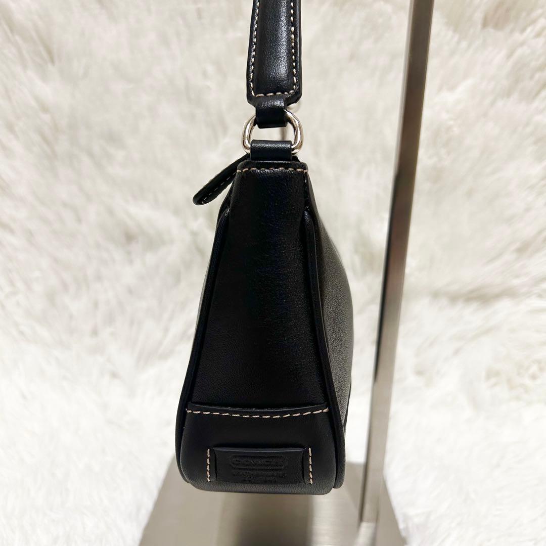 未使用級✨COACH ワンショルダーバッグ アクセサリーポーチ レザー y2k