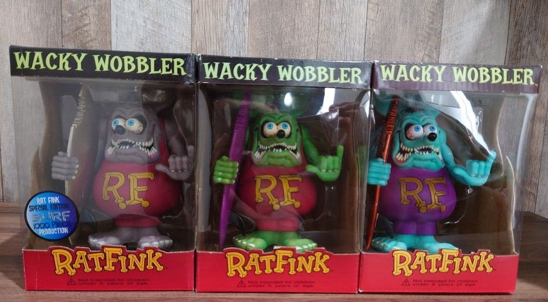 Rat Fink ラットフィンク 激レア3体コンプリートセット❗