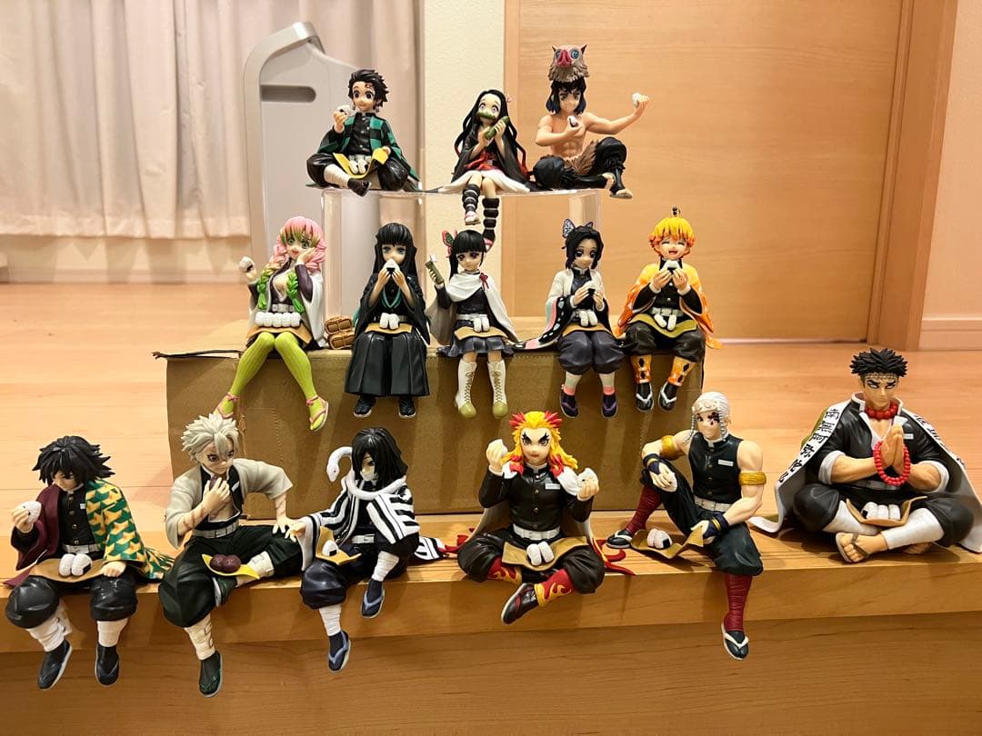 鬼滅の刃ちょこのせおにぎりフィギュア 計14体まとめ売り