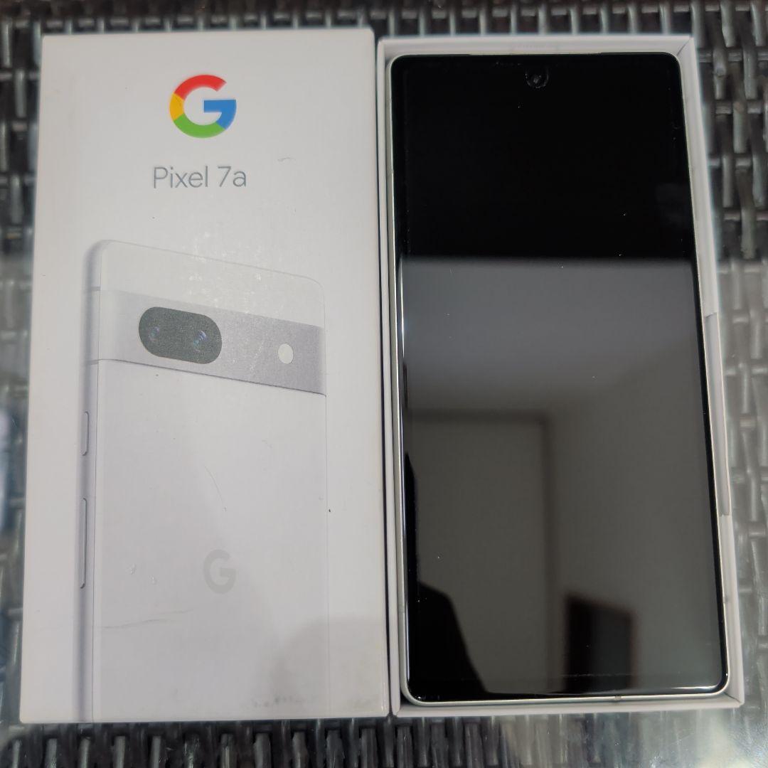 バッテリー交換済み】Google Pixel 7a 本体 スノー SIMフリー pixel7a