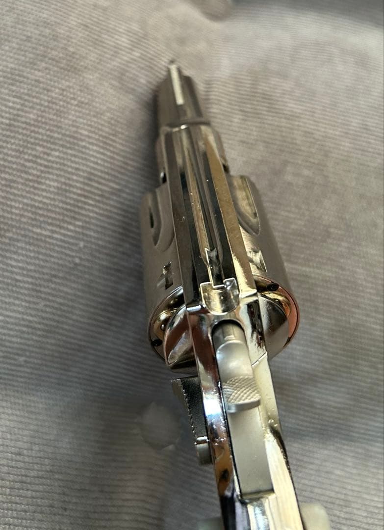 【タナカ】S&W M36 チーフ トラビスモデル ニッケルフィニッシュ ガスガス