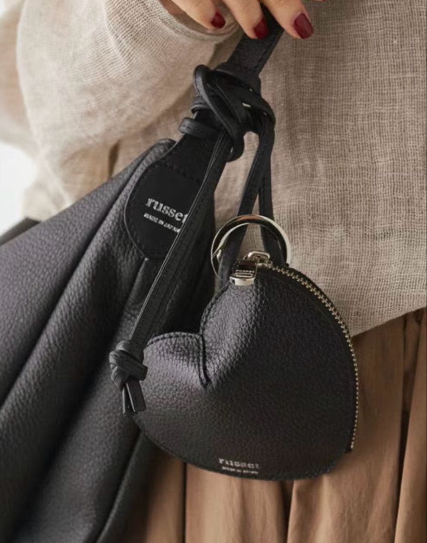 russet ラシット ハートチャーム ポーチ