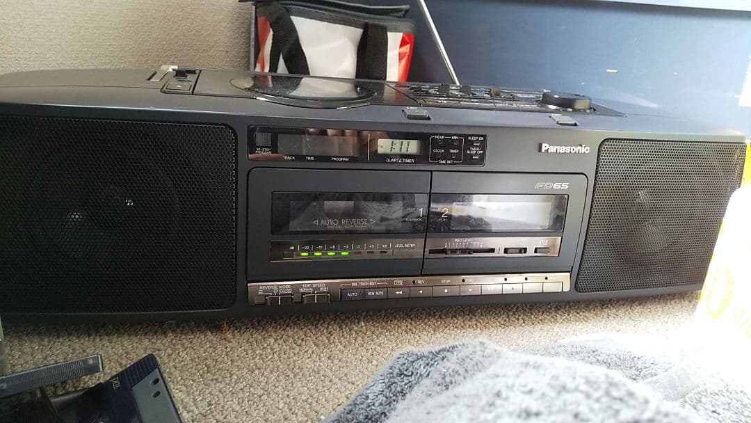 Panasonic CDラジカセ RX-FD65 室内保管ほぼ未使用品 - メルカリ