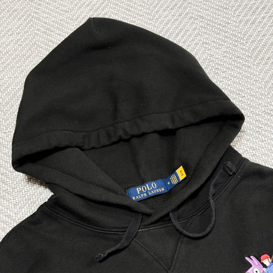 美品 ポロラルフローレン フォートナイト コラボ フーディ ブラック M 現行