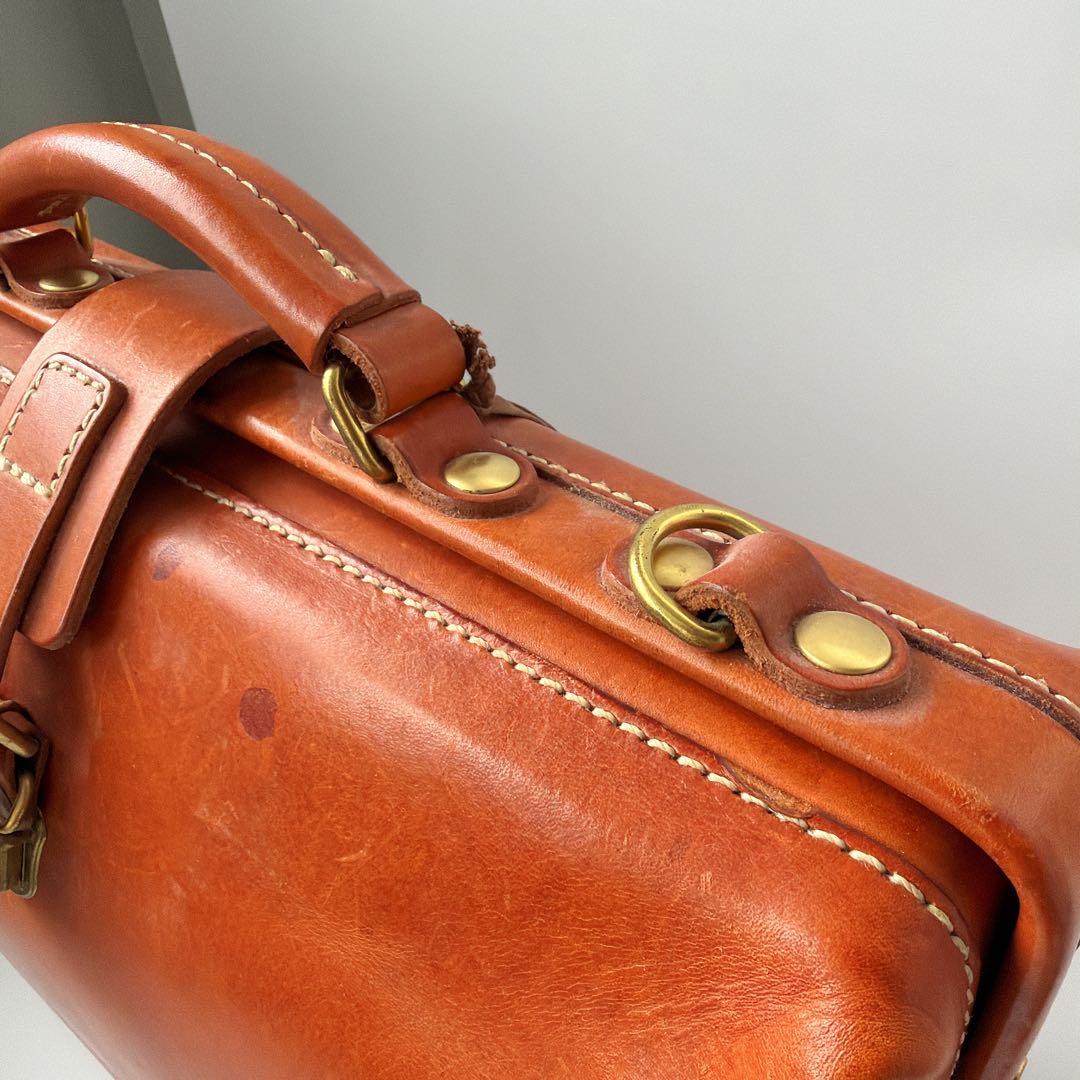 HERZ ソフトダレスバッグ ビジネスバッグ キャメル ブラウン