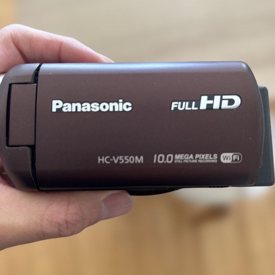 動作確認済/Panasonic HC-V550M フルHD ビデオカメラ