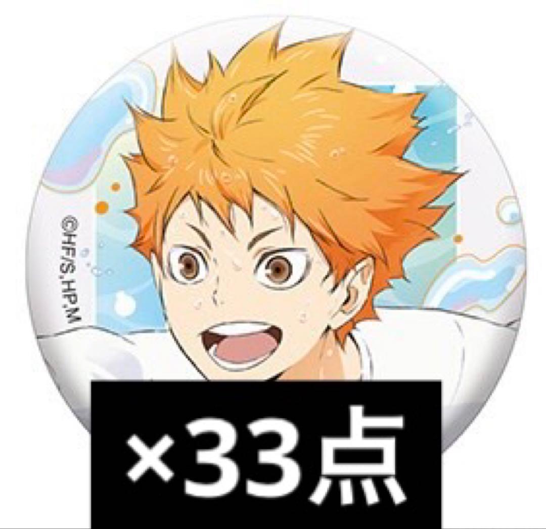 ハイキュー 水遊び 缶バッジ 日向翔陽 ハイキュー 水遊び 缶バッジ