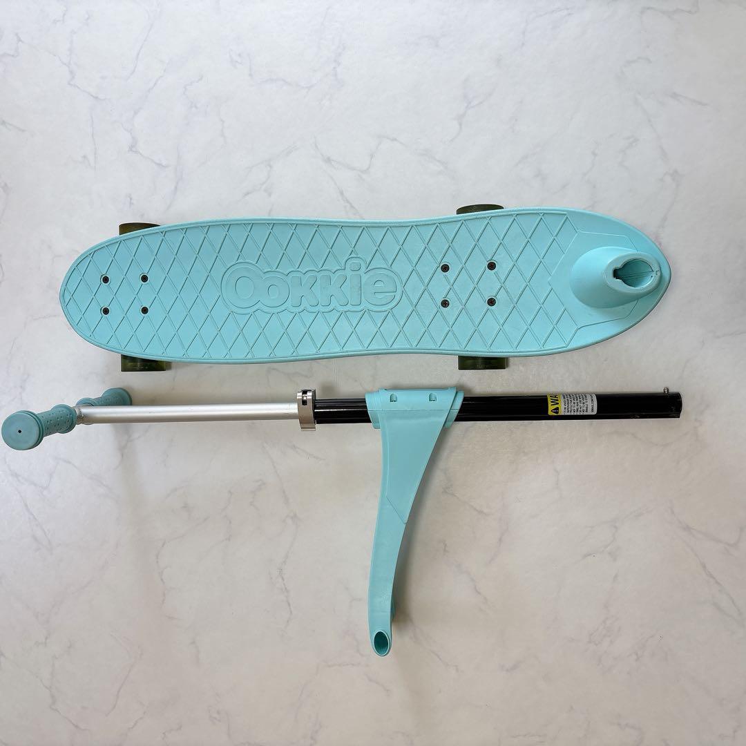 人気♡一歳から始められる　スケートボード　Ookkie オーキー　ブルー