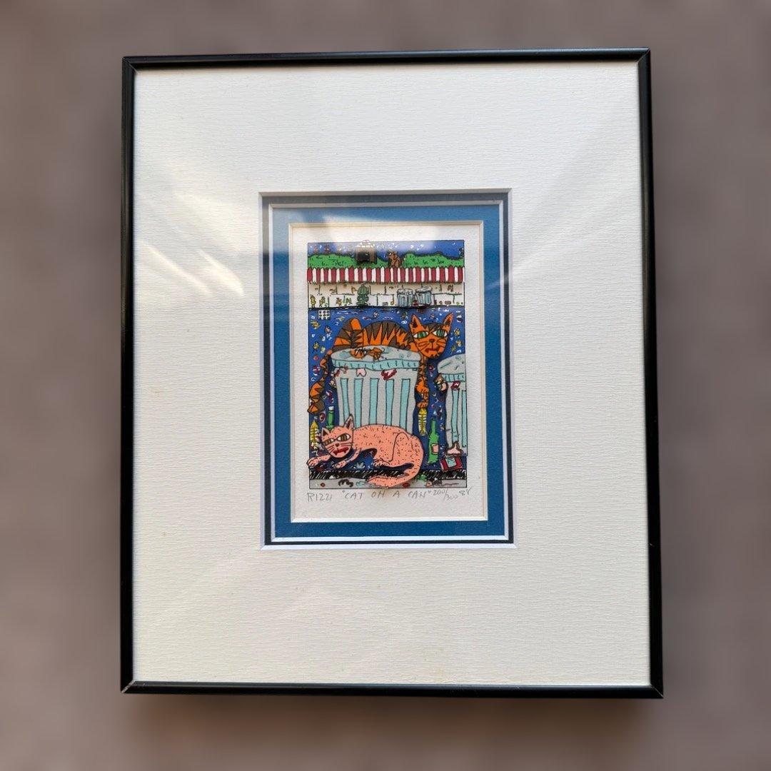 ジェームス・リジィ、3Dシルクスクリーン CAT OH CAT - メルカリ