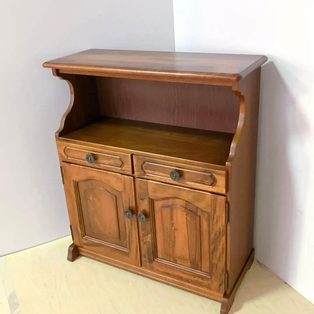 karimoku カリモク コロニアル 電話台 FAX台 サイドチェスト 木製