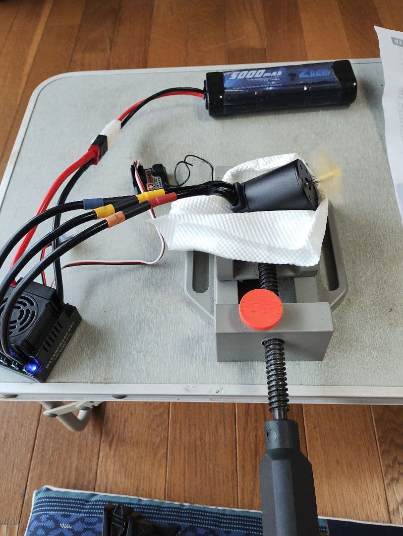 ホビーラジコン用ESC・ブラシレスモーター・プログラミングカードセット