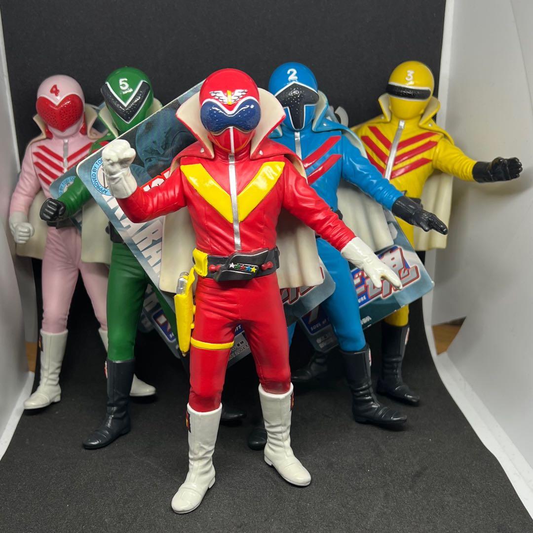 ソフビ魂 秘密戦隊ゴレンジャー 5体セット タグ付 - メルカリ