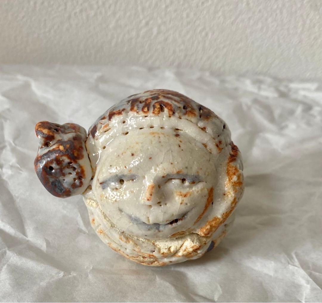 希少！ 清水公照 泥仏 香合 福の神 共箱