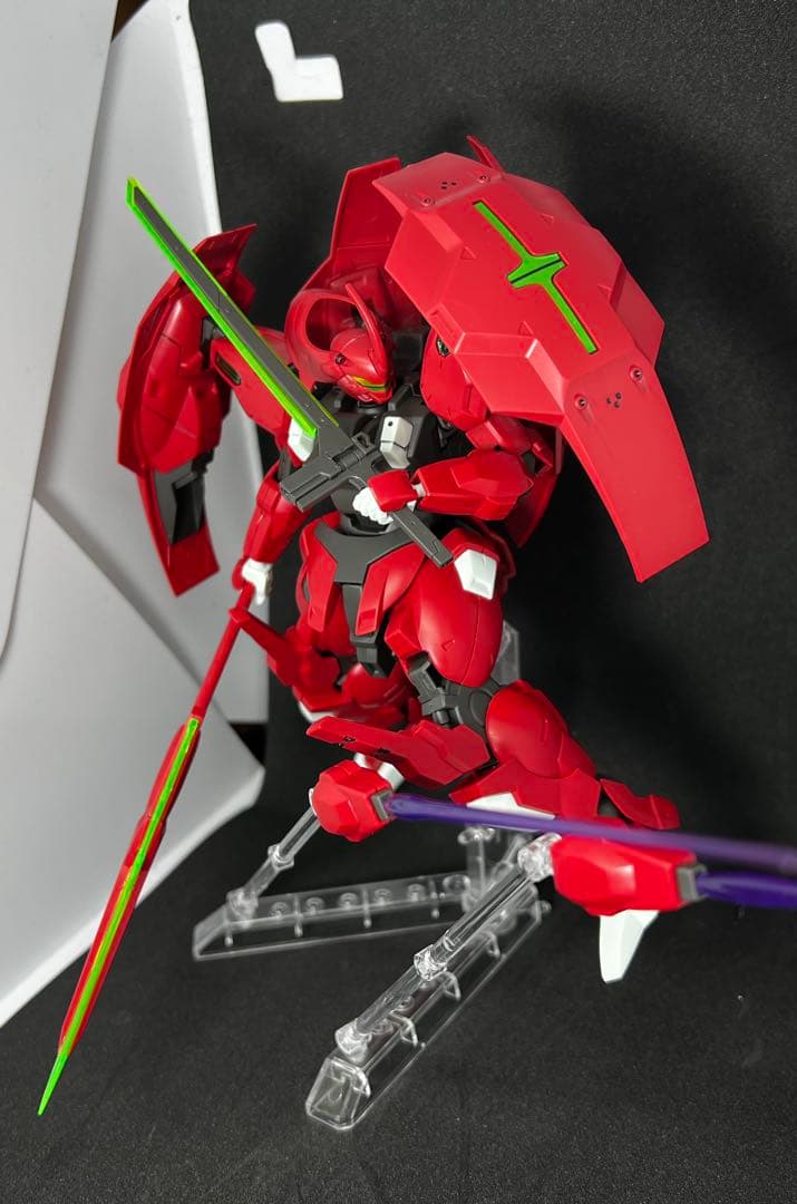 水星の魔女　HGガンプラ9体セット（MS拡張パーツセット、アクションベース付き）