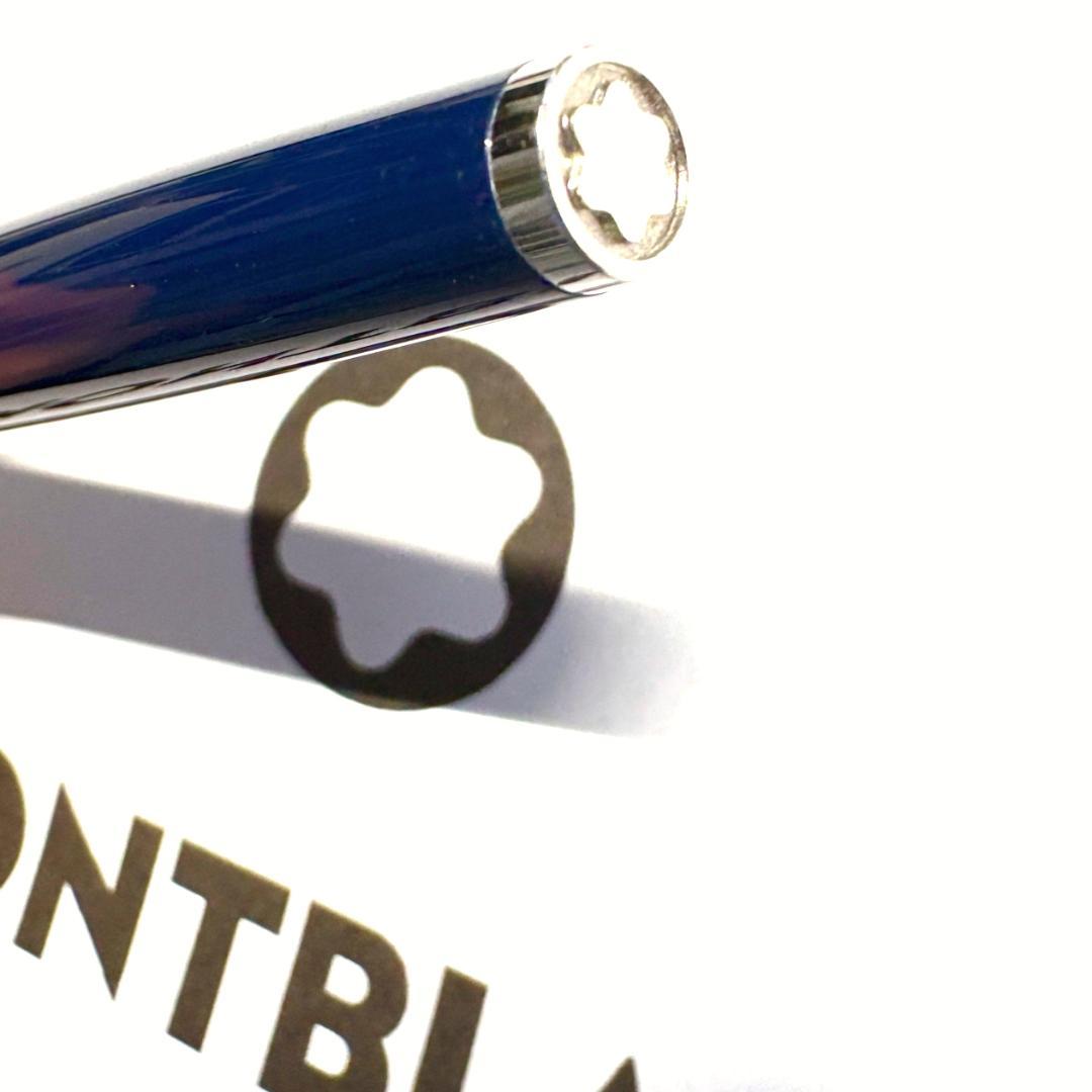 233.モンブラン PIX RB ネイビー/Pt MB114809 美品 希少品