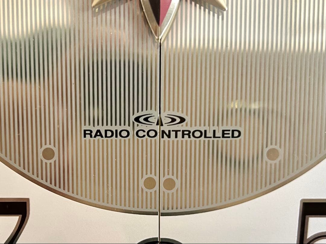 リズム時計　電波からくり時計　 パルタージュ　スワロフスキー　正常稼働品