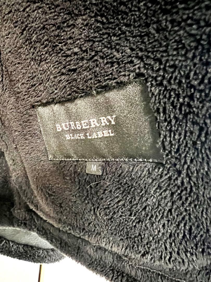 BURBERRY BLACK LABEL フェイクレザージャケット M