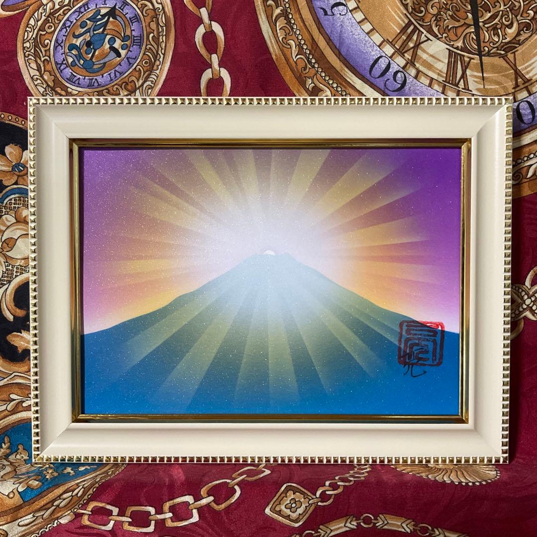 鹿毛正三 1971年パリ モンマルトル ノルヴァン通り 油絵 f3号油彩画 額縁