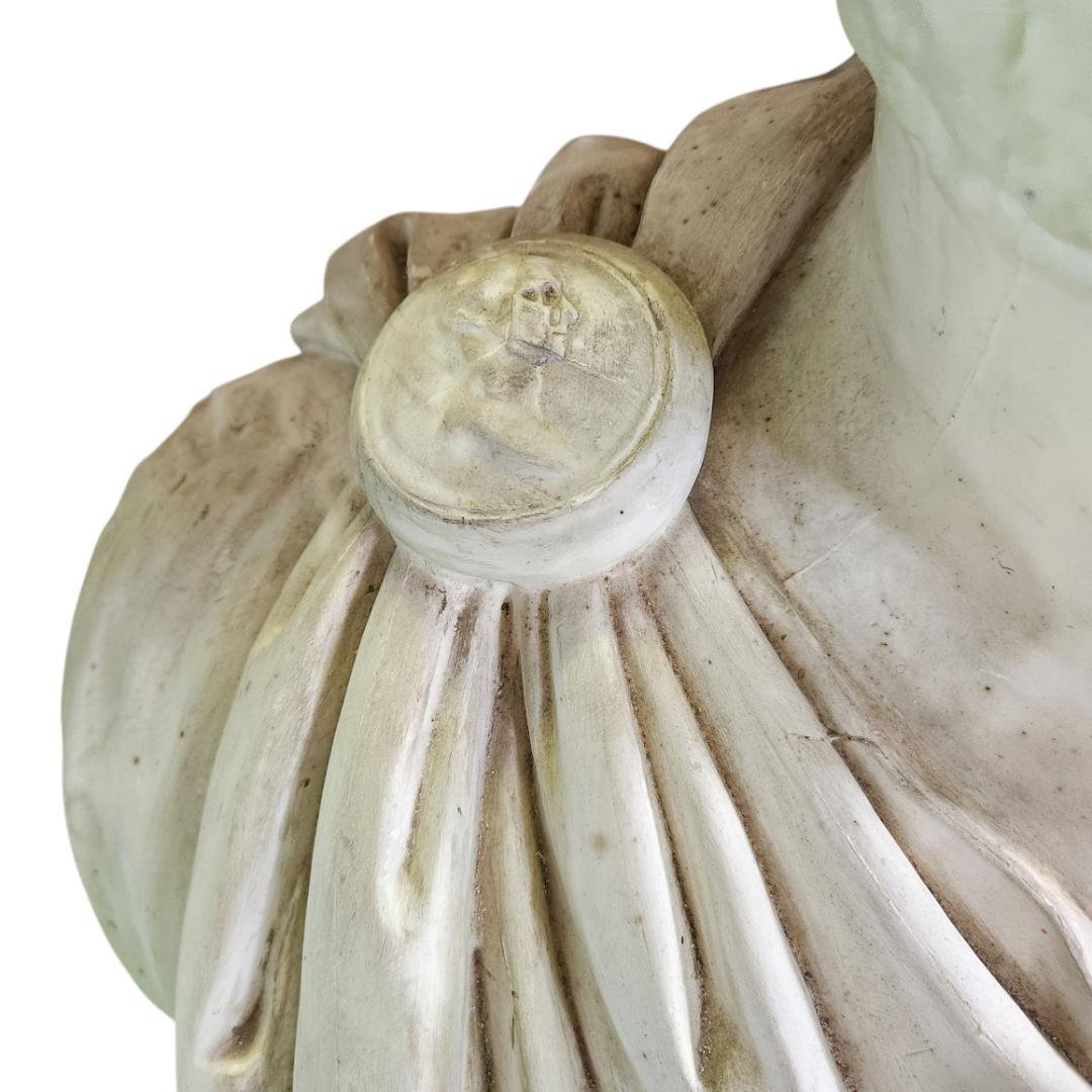 直接引渡限定 石膏像 ブルータス 胸像 デッサン 美術教材 インテリア